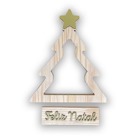 Nicho Árvore de Natal Pinus com 1 plaquinha pinus
