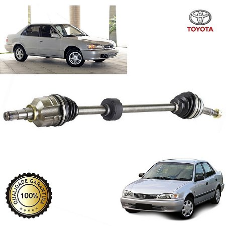 Semi Eixo Toyotta Corolla 1.8 1.6  2003 a 2008 lado direito original   26 estrias lado roda 23 estrias lado cambio