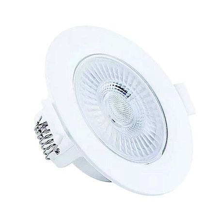 Spot Led 5w Downlight Redondo de Embutir 3000k CTB
