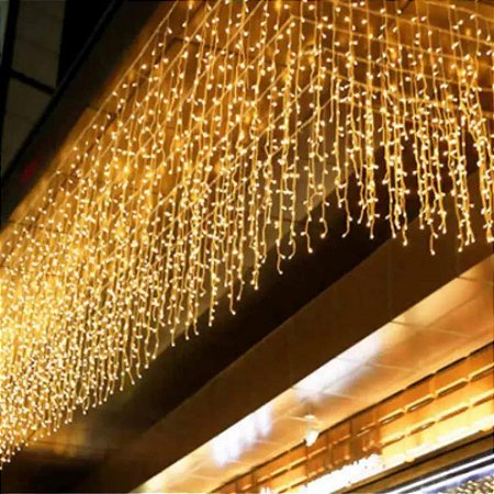 PISCA 500 LED FIXO CASCATA BRANCO QUENTE