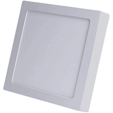 Plafon Sobrepor Quadrado 36w / Branco Quente 3000k / 40x40cm