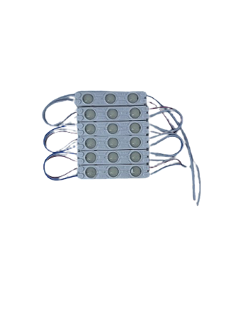 Módulo 3 LEDs / 100pcs / Branco Frio 6000k