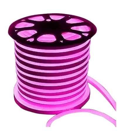 Mangueira Neon 110V / Rosa / 100 Metros