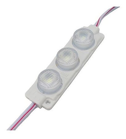 Módulo Super LED /3 LEDs por pastilha /Branco Frio / 200un
