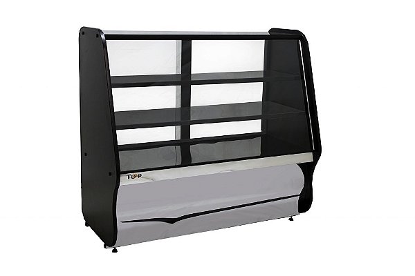 BALCÃO VITRINE TOOP BLACK 120/140/160/180 - ORMIFRIO - REF. BVT