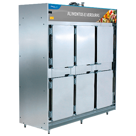GELADEIRA COMERCIAL 6 PORTAS - POLOFRIO - REF. 4005