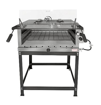 FORNO DE PIZZA C/ PEDRA REFRATARIA COM 2 QUEIMADORES INFRA - 80X60 - MR. FOGÕES - REF. 25110