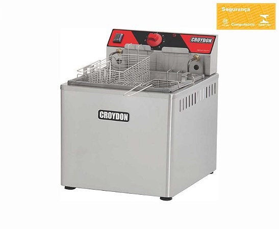 FRITADEIRA ELETRICA DE MESA 5000W ÁGUA E ÓLEO - CROYDON - FAM5