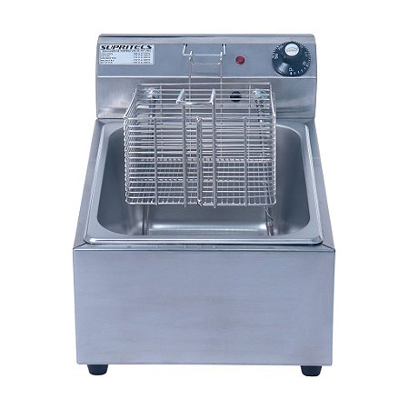 FRITADEIRA ELÉTRICA - 1CUBA 5 LITROS  220V - 3500W  - SUPRITECS - REF. 583