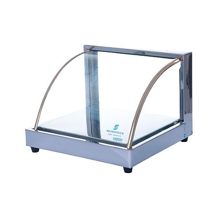 ESTUFA VITRINE FRIA C/ 2 GELO X VIDRO CURVO - SUPRITECS - REF. 571