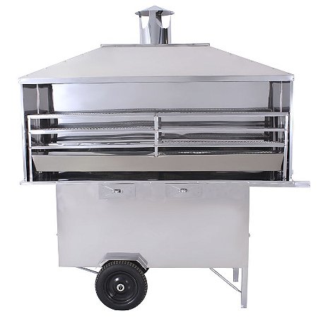 Carrinho de Churrasco Churrasquinho Espetinho 1,80m de Churrasqueira- R2