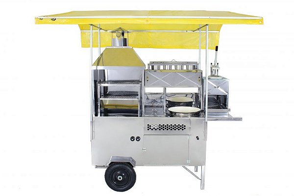 Carrinho 4 Em 1 - Hot-dog, Pastel, Batata Frita E Churrasco