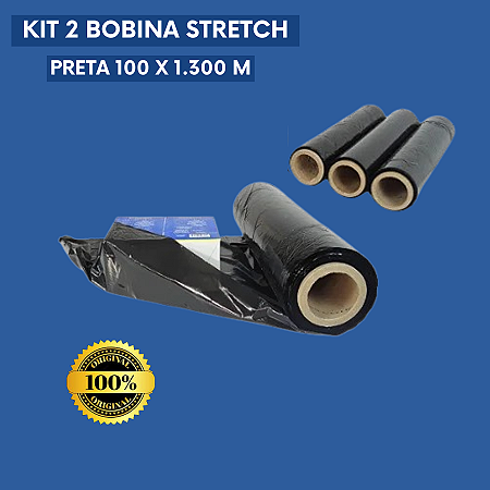 Kit 2 Bobinas 100 x 1.300 metros total