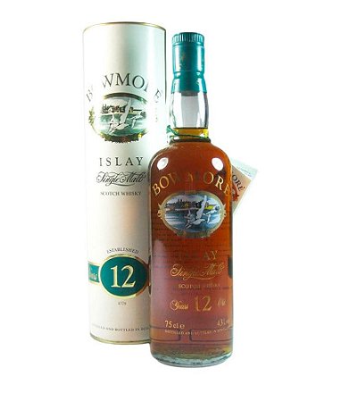 BOWMORE - 12 ANOS SCREEN PRINT LABEL