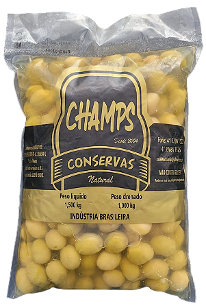 Azeitona Verde Com Caroço Inteira - 1 kg