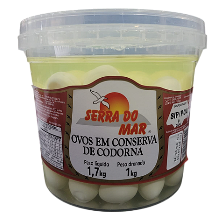 Ovo de Codorna em Conserva 1 kg