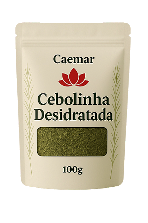 Cebolinha Desidratada - 100 gr - Sem Conservantes
