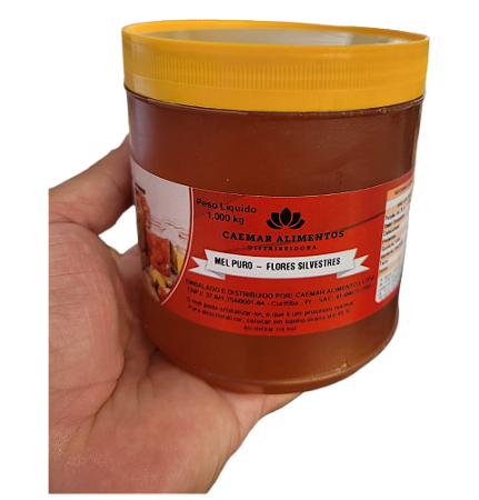 Mel Puro 100% Natural sem Conservantes - 1 kg