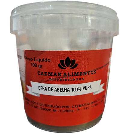 Cera de Abelha 100% Pura - 100 gr - Sem Conservantes