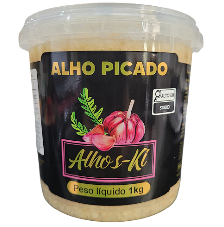 Alho Picado 1 kg - Sem Conservantes