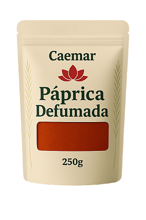 Páprica Defumada 100% Pura - Sem Conservantes
