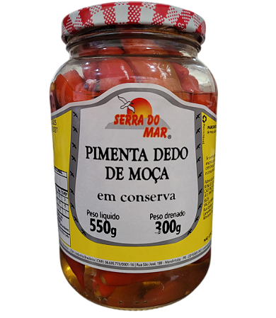 Pimenta Dedo de Moça em Conserva - 550 gr