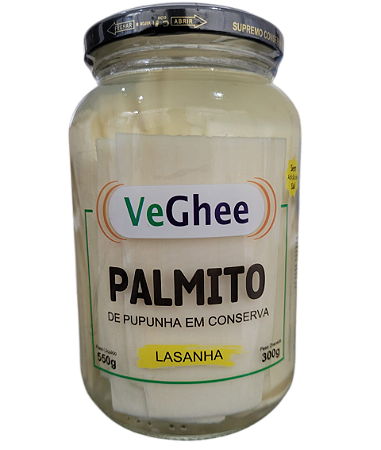 Palmito de Pupunha em Conserva - Lasanha 300 gr
