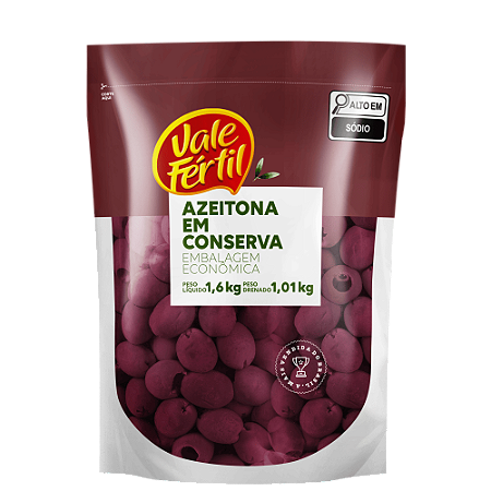 Azeitona Preta Sem Caroço 1 kg