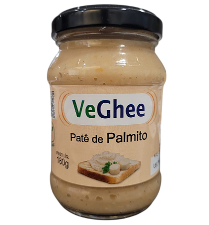 Patê de Palmito de Pupunha 180 gr - Vegano