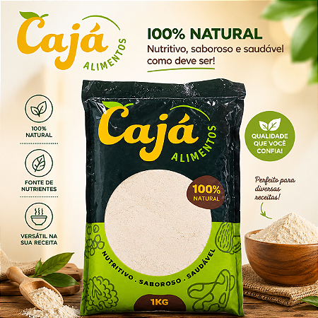 Aveia em Flocos Fino 1 kg - Sem Conservantes