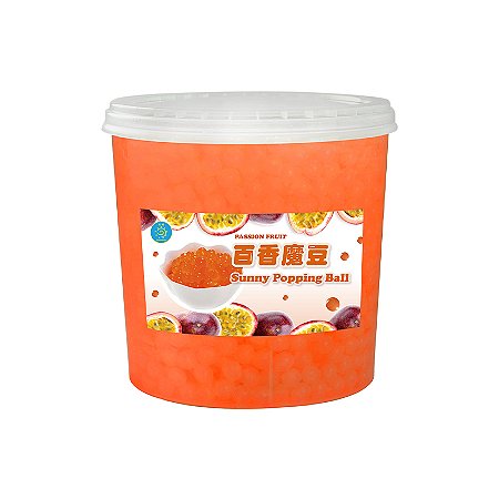 Bubble Tea - Popping Boba - Sabor Maracujá - 3,4kg