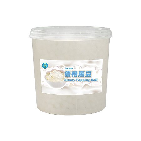 Bubble Tea - Popping Boba - Sabor Iogurte - 3,4kg