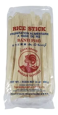 Macarrão de Arroz Tailandês 10mm - 454g
