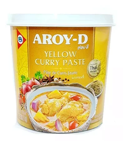 Pasta de Curry Amarelo Tailandês AROY D - 1kg
