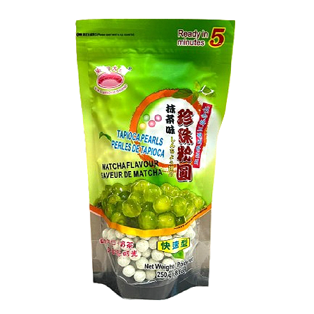 Pérola de Tapioca Sabor Matcha - 250g