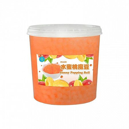 Bubble Tea - Popping Boba Pêssego - 3,4kg