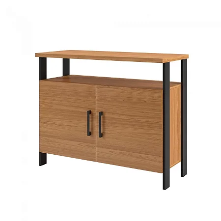 Balcão com 2 Portas - Freijó/Preto Fosco