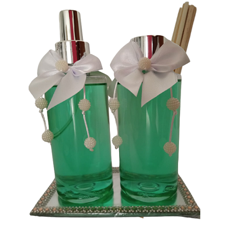 Kit Home Spray e Difusor de Aromas de Varetas - Essência Bamboo Acqua 250ml