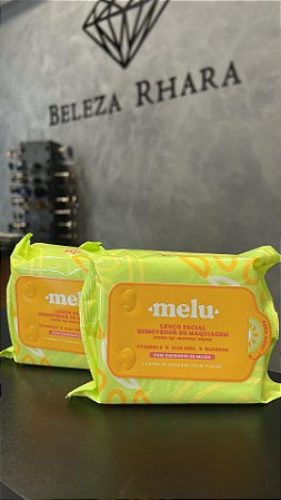 Lenço Facial Removedor de Maquiagem de Melão Melu