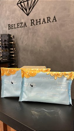 Lenço umedecido Limão siciliano + baunilha Fenzza