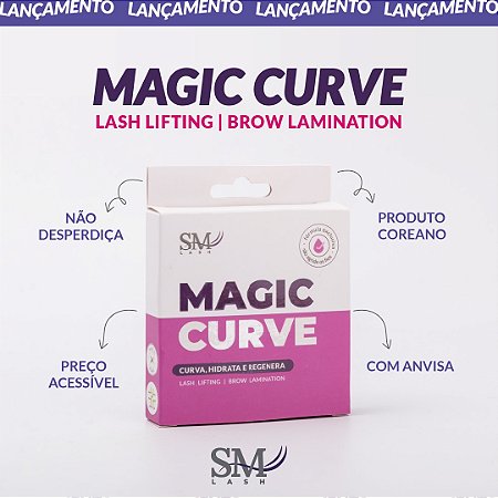 Kit Magic Curve Lash Liftng e Brow Lamination SM Lash