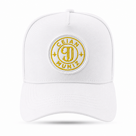 Boné Snapback Wings Branco- CEIAN MUNIZ & DOM DOURADO