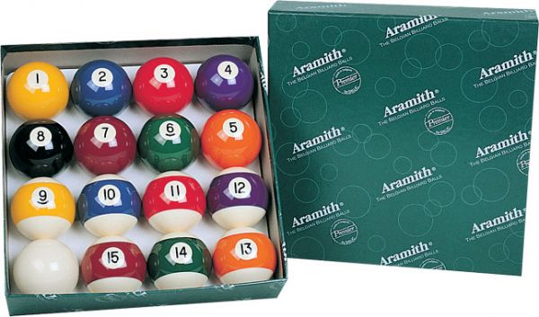 Bolas Numeradas Importadas Para Snooker Aramith Belgas 52mm