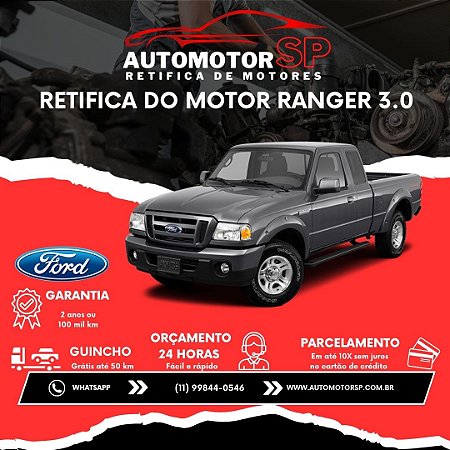 Retifica do Motor Ranger 3.0
