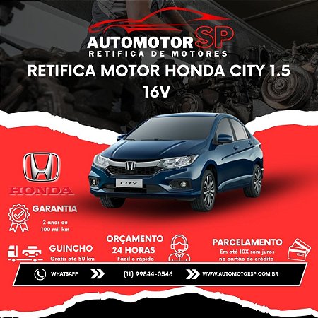 Retifica Motor Honda City 1.5 16V