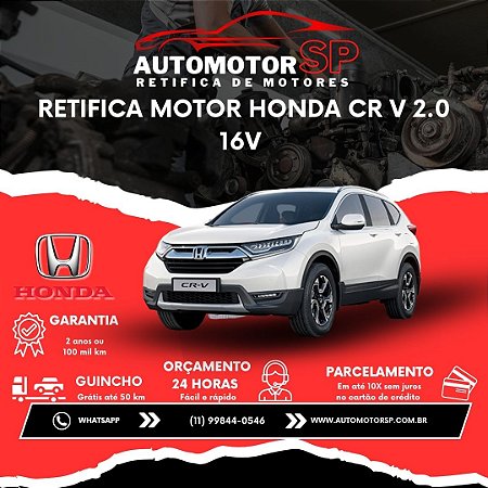 Retifica Motor Honda Cr V 2.0 16V
