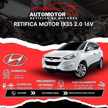 Retifica Motor IX35 2.0 16V
