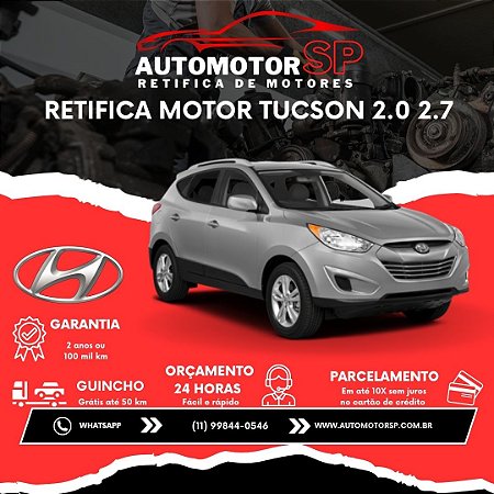 Retifica Motor Tucson 2.0 2.7