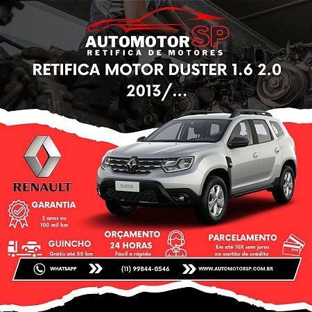 Retifica Motor Duster 1.6 2.0 2013/...