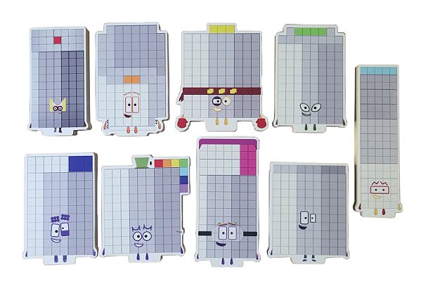 Numberblocks Personagens 91 ao 99